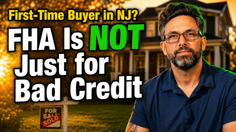First-time homebuyers reviewing FHA loan options for a New Jersey home purchase